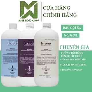 Lẻ Dầu gội xả phục hồi, dưỡng ẩm, tăng phồng Batious 500ML - 960ML