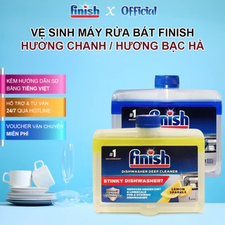 Dung dịch vệ sinh máy rửa chén Finish 250ml