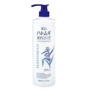 Sữa tắm Hatomugi trắng da giữ ẩm Nhật Bản 800ML Nhật Bản