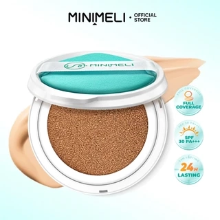 Minimeli BB Cushion Refill Full Cover Lỗ hổng Kem chống nắng Trang điểm mặt với Air Cushion Puff