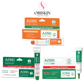 Acnes Kem Và Gel Giảm Mụn, Thâm Mụn Chuyên Sâu Sealing Jell / Scar Care / Blemish Clear Cream