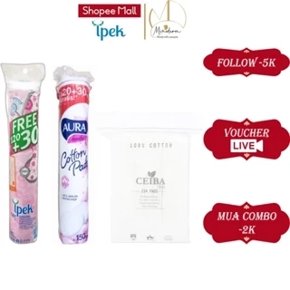 Bông tẩy trang Ipek Cotton Pads siêu mềm mịn, thấm hút cực tốt và không để xơ bông khi dùng