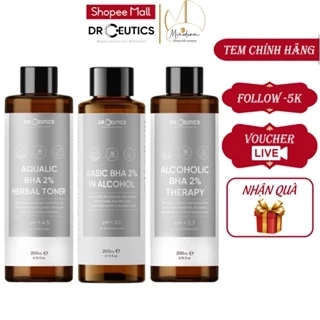Tẩy tế bào chết DrCeutics BHA 2% dung dịch làm sạch và cân bằng da 200ml