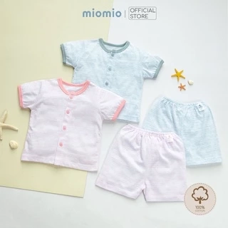Bộ Quần Áo Sơ Sinh Cộc Tay, Nút Giữa MIOMIO - Cho Bé Trai, Bé Gái (Từ 0-24 tháng), Vải Cotton