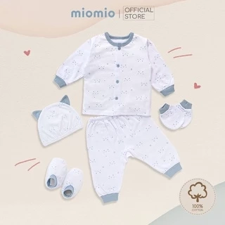 Set 5 Món Đồ Dài Sơ Sinh MIOMIO - Cho Bé Trai, Bé Gái (Từ 0-3M), Vải Cotton