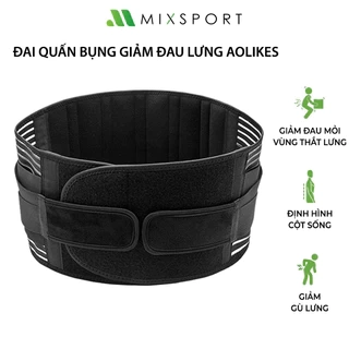 Đai Đeo Lưng AOLIKES Hỗ Trợ Giảm Đau Lưng Đau Cột Sống Khi Chơi Thể Thao DDL01