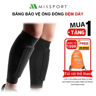 Băng Bảo Vệ Ống Đồng MixSport Với Miếng Lót Đệm Giày Giảm Chấn Thương, Giảm Đau Trong Bóng Đá