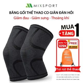 Bó Gối Thể Thao MixSport Bảo Vệ Đầu Gối Dùng Trong Bóng Đá, Bóng Chuyền, Chạy Bộ DBG01