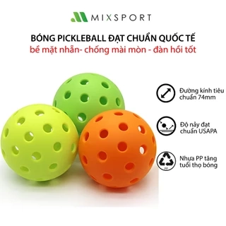 Bóng Pickleball Mixsport Set 6 Quả Đường Kính 74mm Dùng Để Tập Luyện Và Thi Đấu Trong Nhà Ngoài Trời