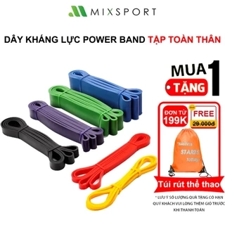 Dây Kháng Lực Tập Gym Powerband Bổ Trợ Tăng Sức Nặng Cho Các Bài Tập Toàn Thân MixSport DKL01