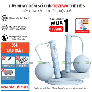 Dây Nhảy Thể Dục Đếm Số Vòng Tự Động, Dây Tập Nhảy Không Dây Giảm Cân Tại Nhà
