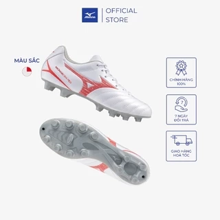 Giày đá bóng sân cỏ tự nhiên Mizuno Alpha Elite, trọng lượng nhẹ, upper mềm mại, giảm chấn tốt, đế bám sân tốt