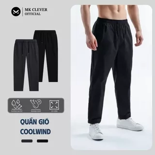 Quần Nam Dài Coolwind MKCLEVER Chất liệu gió, co giãn tốt, thoáng khí, dáng suông thể thao, vận động thoải mái