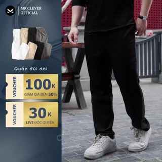 Quần Đũi Lụa Dài Nam MK CLEVER Chất liệu đũi lụa mềm mịn, thoáng mát, nhẹ, cạp chun dây