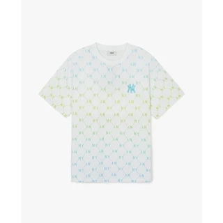 MLB - Áo thun unisex cổ tròn tay ngắn Classic Monogram Plate Pattern 3ATSM0843-50CRS