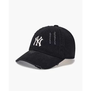 MLB - Nón bóng chày unisex Denim Unstructured 3ACPVD34N-50BKS