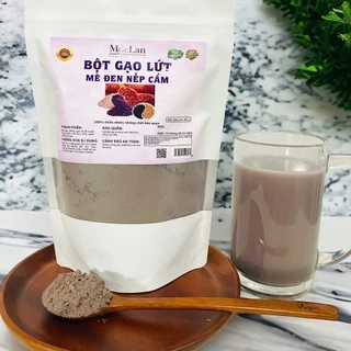 Bột gạo lứt mè đen nếp cẩm Mộc Lan, thực phẩm giảm cân bổ sung dinh dưỡng - 250g, 500g