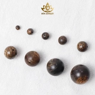 Hạt (Lẻ) Trầm Hương Tự Nhiên Dùng Mix Vòng Tay Đủ Size Hạt 6li 7li 8li 10li 12li 14li | MTH JEWELRY