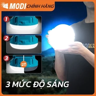 Bóng Đèn Năng Lượng Mặt Trời MODI SOLAR Tích Điện Có Thể Sạc Bằng Cổng USB