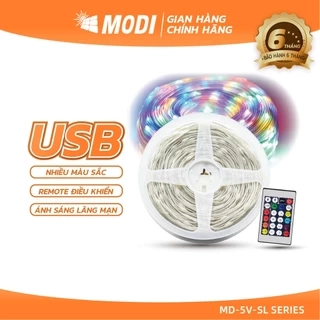 Dây Led Trang Trí USB Bluetooth 3M/5M/10M MODI SOLAR Đủ Màu Sắc Trang Trí Ngoài Trời Chống Thấm Nước