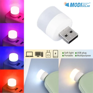 Đèn LED USB Mini MODI SOLAR, Đèn Ngủ LED USB Mini Đọc Sách Bảo Vệ Mắt, Trang Trí Phòng Nhỏ Gọn