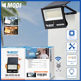 Đèn Pha Led Cảm Biến Chuyển Động Ngoài Trời Năng Lượng Mặt Trời MODI SOLAR Có Cổng Sạc USB