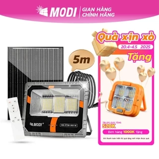 Đèn Pha Led Năng Lượng Mặt Trời Modi Solar Vỏ Nhôm Đúc Nâng Cấp Độ Sáng