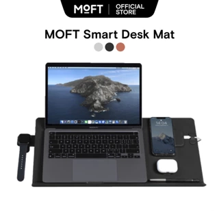 MOFT Multi Functional Desk Mat Giá Đỡ Máy Tính Bảng Bằng Da pu Nhiều Góc Chống Nước Đa Năng