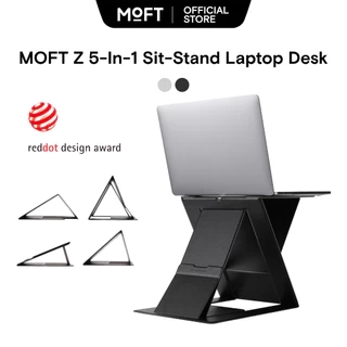 Moft Z 5-In-1 Sit-Stand Laptop Desk Invisible And Portable Stand Giá Đỡ Máy Tính Xách Tay Hình Chữ z Gấp Gọn Tiện Lợi 5 Trong 1 ms015