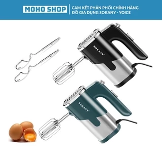 Máy đánh trứng, bột cầm tay SOKANY SK-6621 800W có 5 tốc độ cực nhanh nhuyễn [HÀNG CHÍNH HÃNG - BẢO HÀNH 1 NĂM]