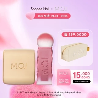 Bộ đôi phấn nước M.O.I Baby Skin Cushion và Son tint MOI Cotton Candy - Matte Lasting Lip Tint