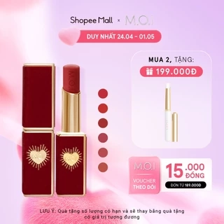 Set 2 Son thỏi cao cấp MOI Queen Of Rose phiên bản giới hạn