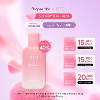 Nước tẩy trang sạch sâu dịu nhẹ MOI Micellar Deep Cleansing Water sạch sâu dịu nhẹ 250ml