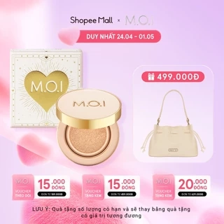 Phấn nước kiềm dầu che khuyết điểm SPF50+ PA+++ MOI Premium Baby Skin Cushion 12g
