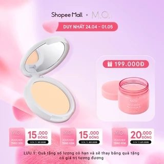 Phấn phủ dang nén mỏng nhẹ kiềm dầu MOI Baby Skin Powder 10g