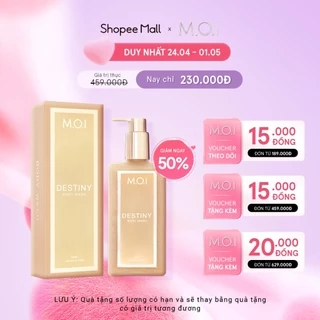 Sữa tắm dưỡng da hương nước hoa MOI Destiny 250ml