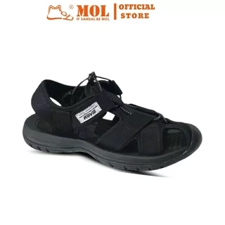 Sandal nam Rova bít mũi RV626B màu đen có big size 44 45 | Rova RV626