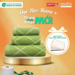 Khăn Tay Mollis Cotton 28x42cm Khăn Cao Cấp Mềm Mịn Dầy Dặn Thấm Hút Không Ra Màu Phù Hợp Gia Đình Spa Khách Sạn HM8Z