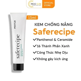 Kem chống nắng PESTLO Safe Recipe Sun Essence SPF50 PA++++ 15ml