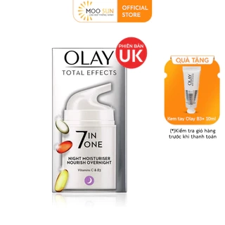 Kem Dưỡng Ban Đêm Olay Total Effects 7 In 1 dưỡng da, tái tạo và làm đẹp da một cách tối ưu, chống lão hóa
