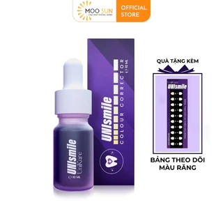 Serum trắng răng Unismile Unikare - Hỗ trợ cải thiện vết ố vàng răng làm sạch mảng bám trên răng 10ml