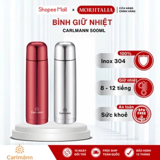 Bình Giữ Nhiệt Carlmann BES551, Dung tích 500ml, Thép không gỉ SUS304