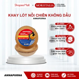 Bộ 50 Khay Giấy Lót Chống Dính Nồi Chiên Không Dầu Hình Tròn Annapurna 011150 / 011167-BRO