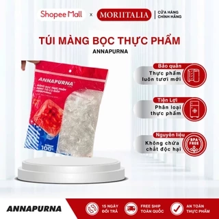 Màng bọc thực phẩm 100 cái/túi có thun co giãn Annapurna - 012980