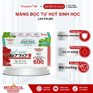 Màng Bọc Thực Phẩm PVC TỰ HUỶ SINH HỌC Las Palms, Nhiều kích thước, Nguyên liệu nhập khẩu Hàn Quốc