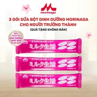 3 Gói Sữa bột dinh dưỡng Morinaga que 20g dùng thử