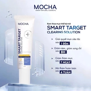 Kem Dưỡng Giảm Mụn Sau 8H MOCHA Smart Target Clearing Solution, Giảm Sưng Viêm, Hạn Chế Thâm Sẹo