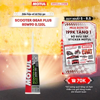 Dầu hộp số xe tay ga MOTUL SCOOTER GEAR PLUS 80W90 0.120L