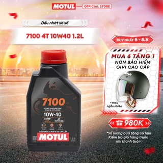 Dầu nhớt xe máy MOTUL 7100 4T 10W40 1.2L