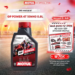 Dầu nhớt xe máy MOTUL GP POWER 4T 10W40 1L